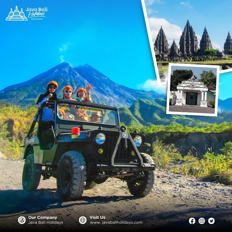 1-Day Yogyakarta Tour Package: Sunrise Lava Tour Merapi, Prambanan Temple & Yogyakarta Palace
